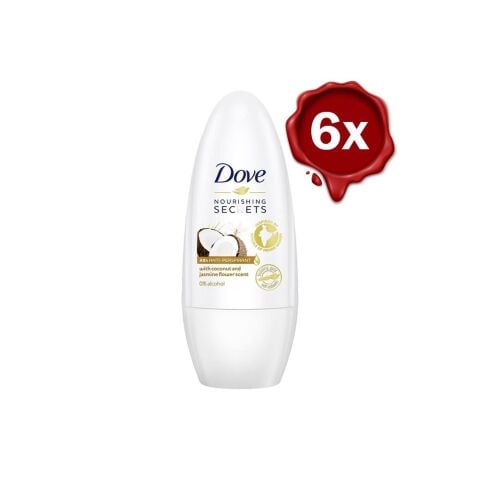 Dove Roll-On Hindistan Cevizi 50 ml x 6
