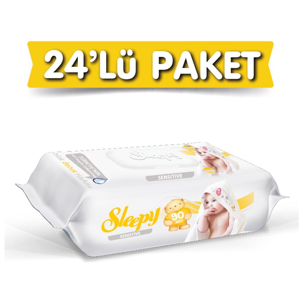 Sleepy Sensitive Islak Havlu 24X90 Lı