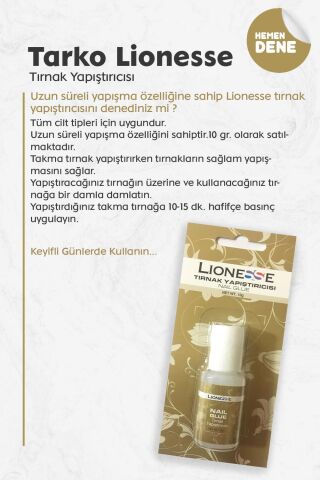 Tarko Lionesse Tırnak Yapıştırıcısı