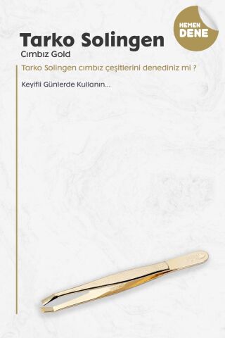 Tarko Solingen Cımbız 7338 Gold