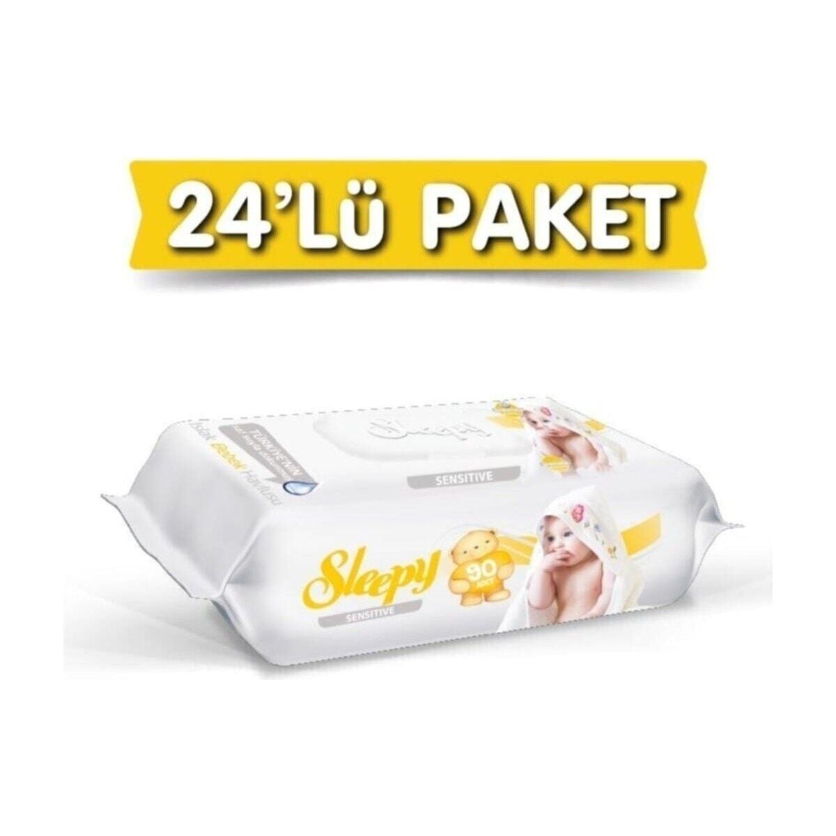 Sleepy Sensitive Islak Havlu 24X90 Lı 24 Paket 2160 Yaprak