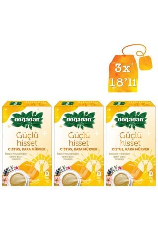 Doğadan Güçlü Hisset Bitki Çayı 18'li x 3