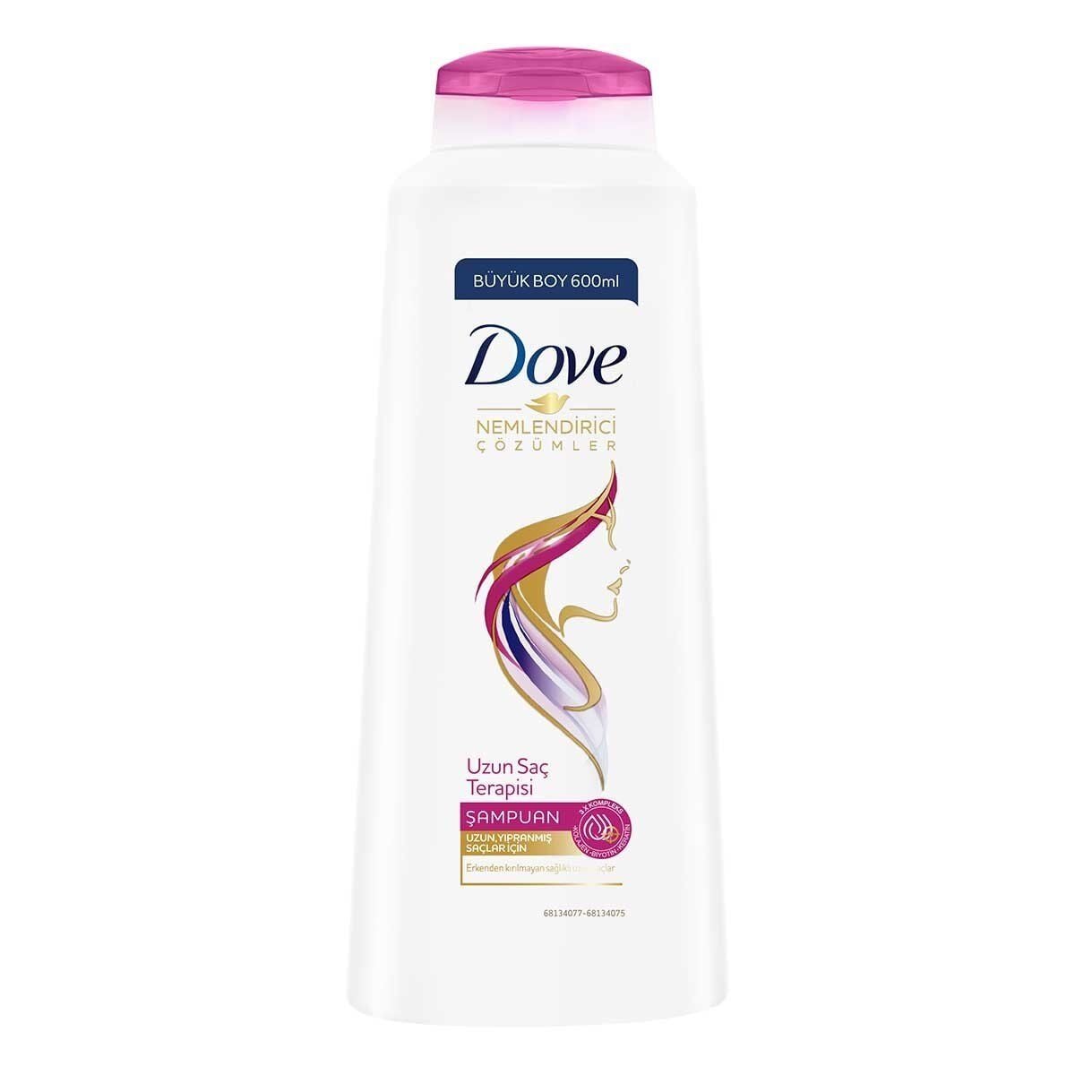 Dove Şampuan Uzun Saç Terapisi 600 ml x 4
