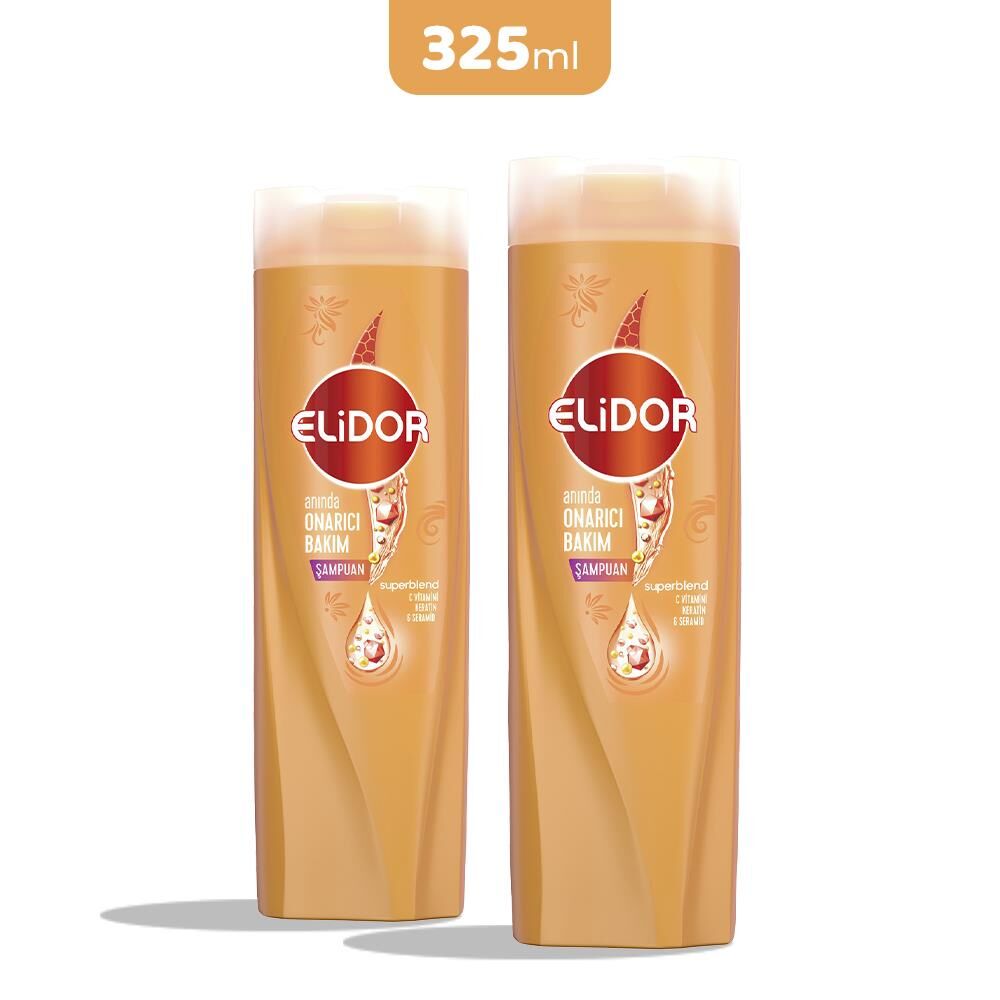 Elidor Superblend Onarıcı Bakım Şampuanı 325 ml x 2