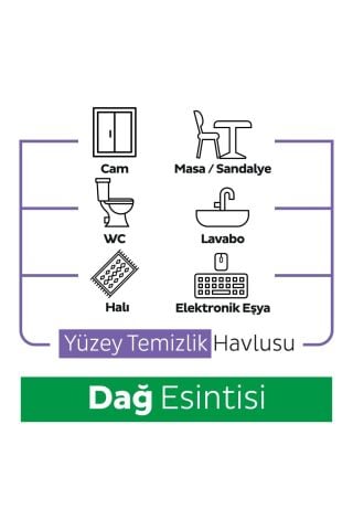 Sleepy Mountain Yüzey Temizlik Havlusu Dağ Esintisi 6x100 (600 Yaprak)