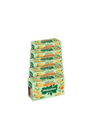 Doğadan Yeşil Çay A,C,E Vitaminli 20 'Li x 5