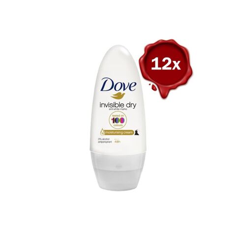 Dove Roll-On Invisible Dry Kadın 50 ml x 12