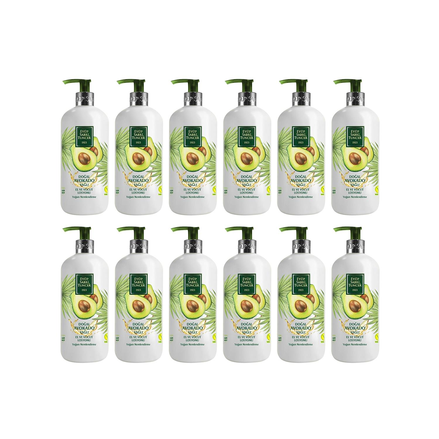 Eyüp Sabri Tuncer Doğal Avokado Yağlı El Ve Vücut Losyonu 500 ML x 12 Adet