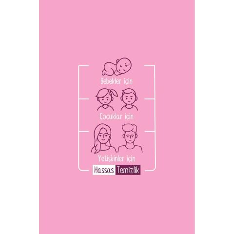 Sleepy 2'li Floral Kişisel Bakım Havlusu 100'lü ve Rosie