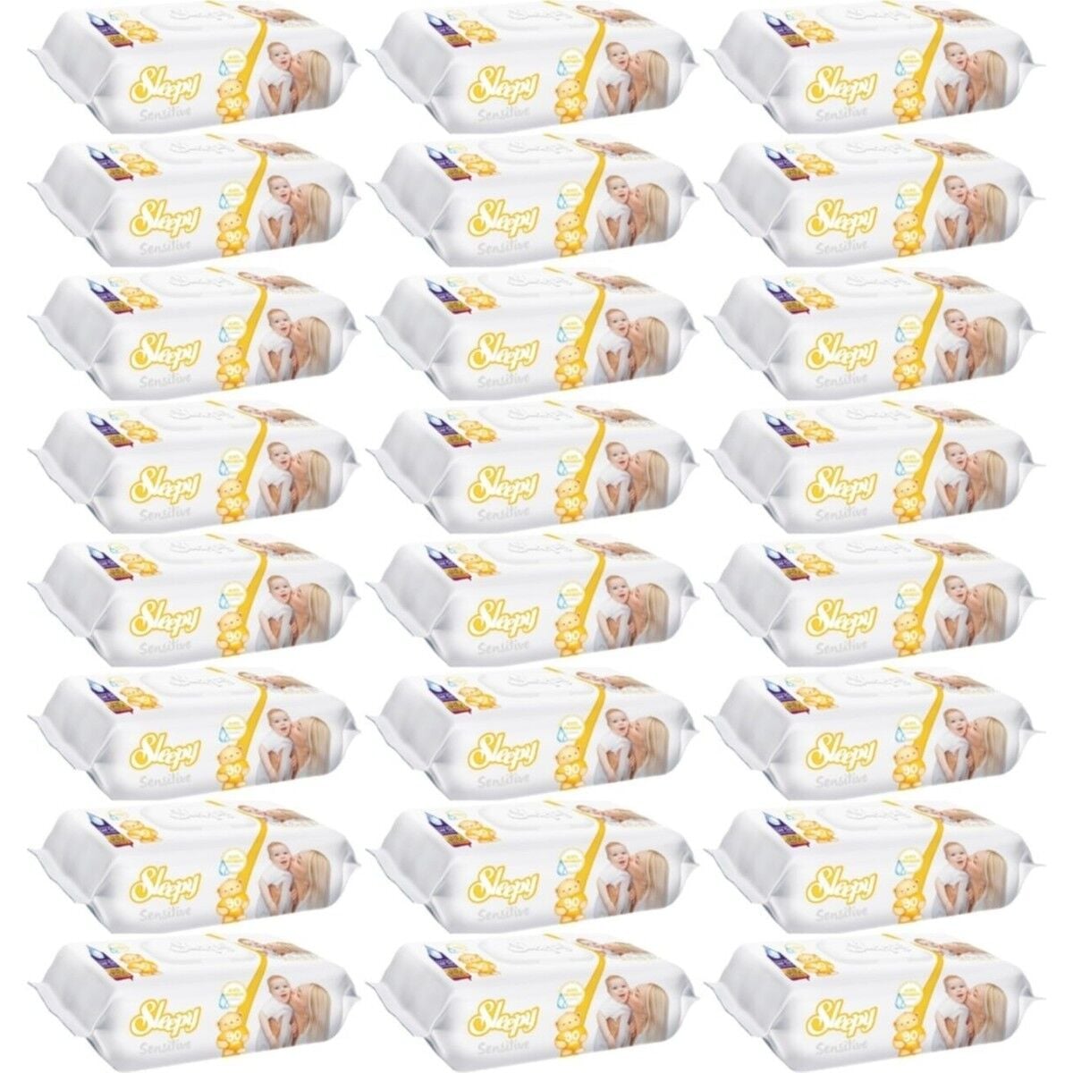 Sleepy Sensitive Islak Havlu 90 'lı 24 Adet