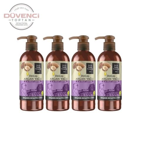 Eyüp Sabri Tuncer Doğal Argan Yağlı El Ve Vücut Losyonu 250 ML x 4 Adet