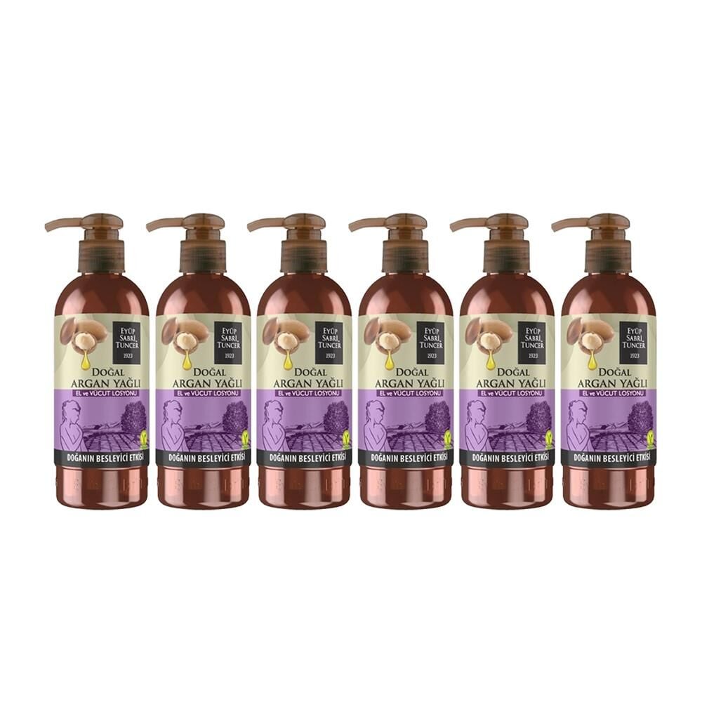 Eyüp Sabri Tuncer Doğal Argan Yağlı El Ve Vücut Losyonu 250 ML x 6 Adet
