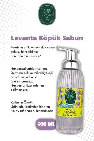 Köpük Sabun 500 ML Eyüp Sabri Tuncer 4'lü Set ve ROSIE