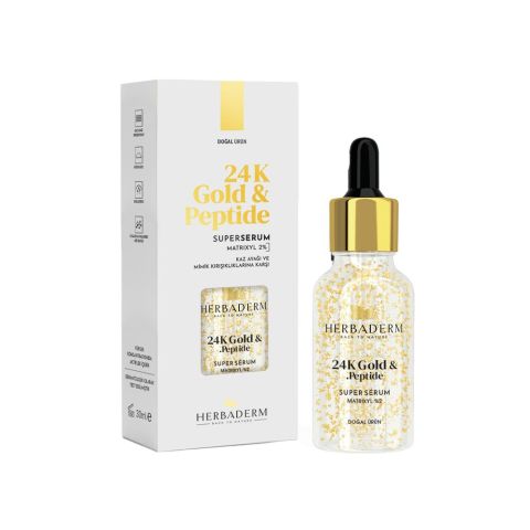 Herbaderm Super Serum 24K Gold & Peptide 30 ml