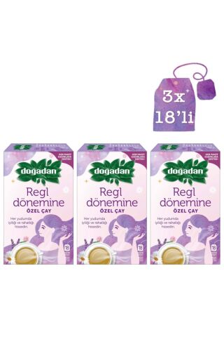 Doğadan Regl Dönemine Özel Bitki Çayı x 3