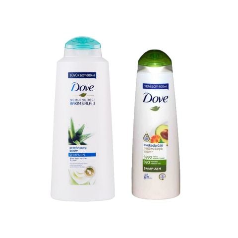 Dove Kepeğe Karşı Nemlendirici Bakım Şampuanı ve Bakım Şampuanı Avokado Özlü
