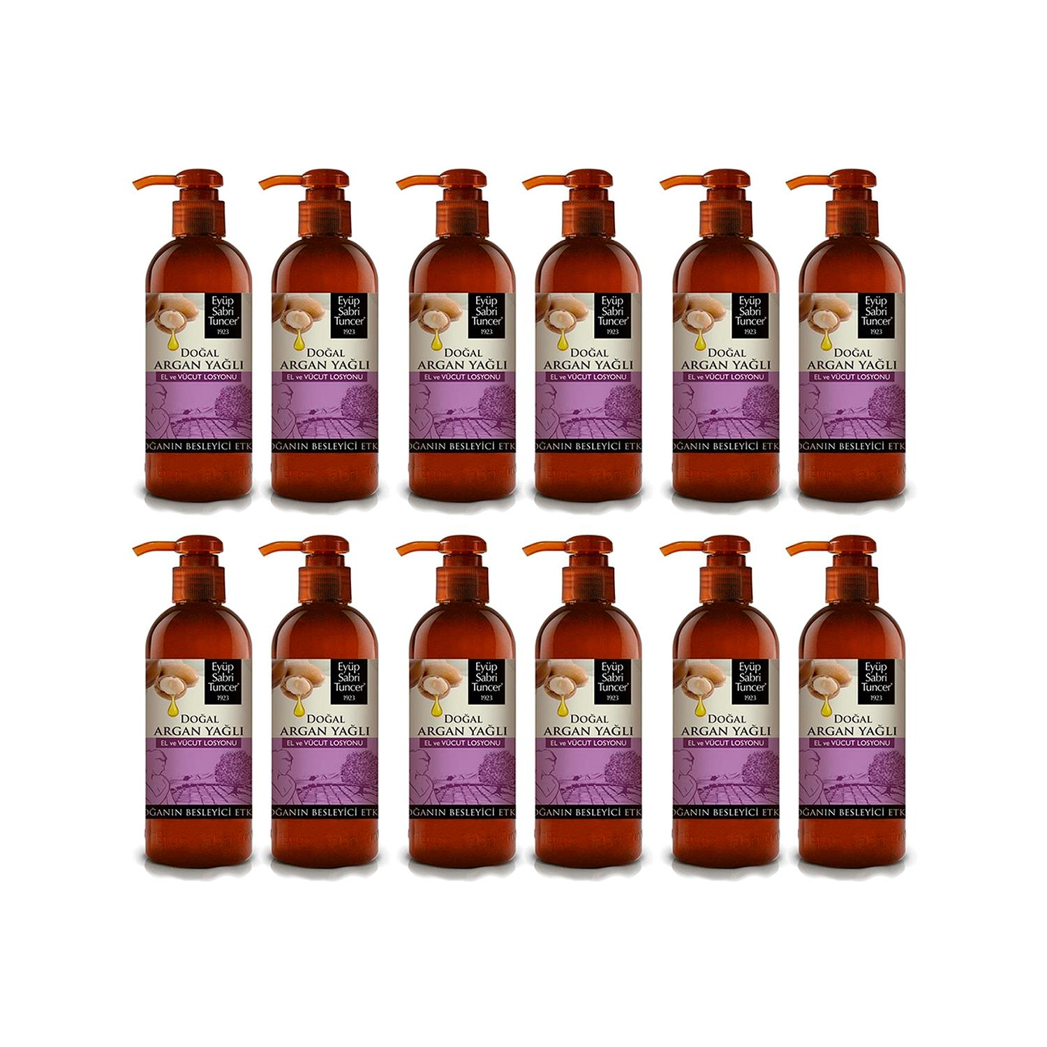 Eyüp Sabri Tuncer Doğal Argan Yağlı El Ve Vücut Losyonu 250 ML x 12 Adet