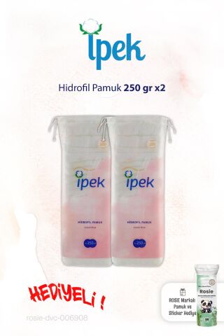 İpek Hidrofil Pamuk 250 gr x2 ve Rosie