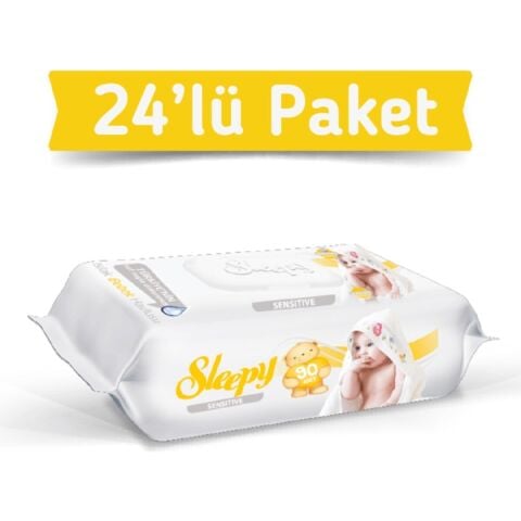 Sleepy Sensitive Islak Havlu Mendil 90'lı 24 Adet 2160 Yaprak