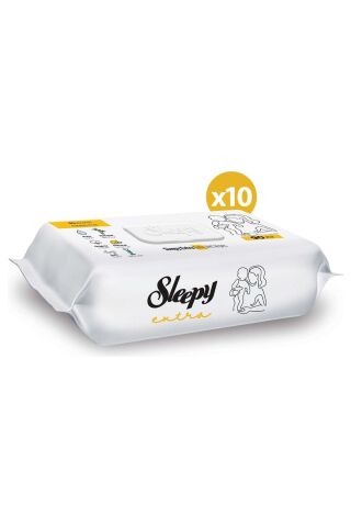Sleepy Extra Islak Bebek Havlusu 10x90 (900 Yaprak)