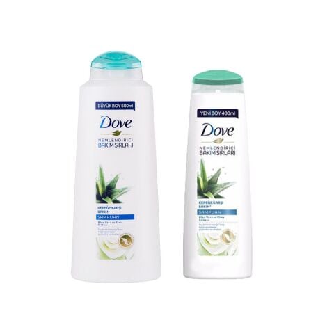 Dove Kepeğe Karşı Nemlendirici Bakım Şampuanı ve Bakım Şampuanı Aloe Vera