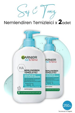 Garnier Nemlendiren Temizleyici Saf & Temiz 250 ml x 2 Adet