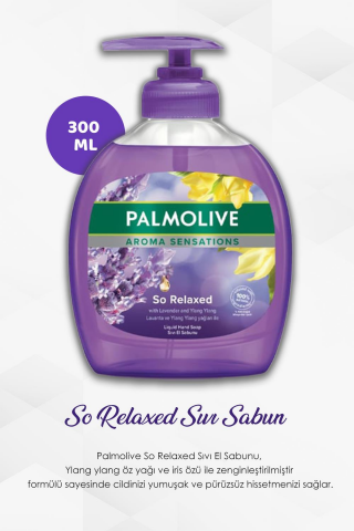 6'lı Set Palmolive Aroma Sensations So Relaxed Sıvı Sabun 300 ml ve ROSIE