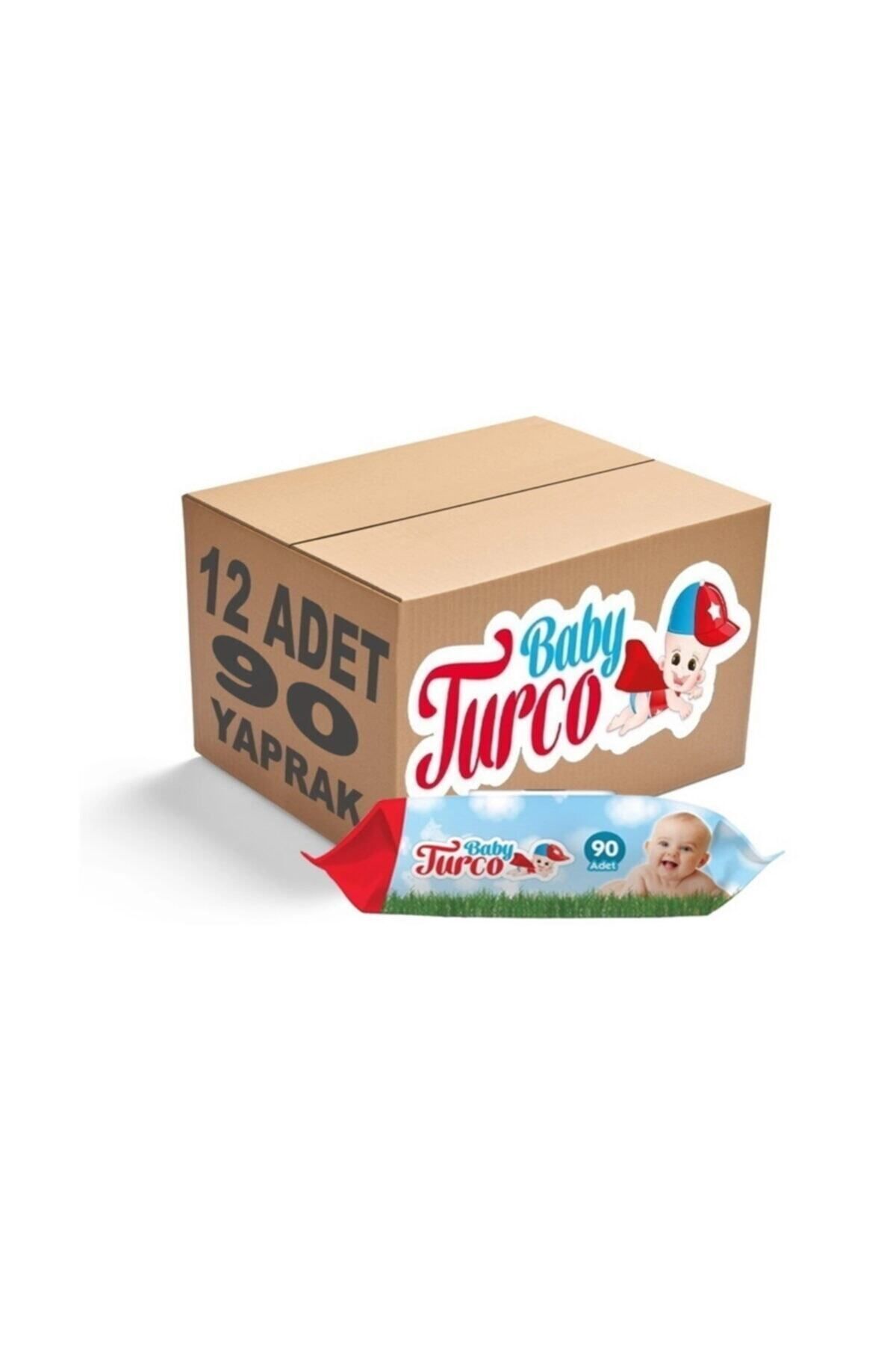 Baby Turco Bebek Islak Mendili 12x90'lı Islak Havlu