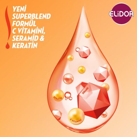 4 AL 3 ÖDE Elidor Superblend Onarıcı Şampuan 325 ml, Pamuk Hediyeli