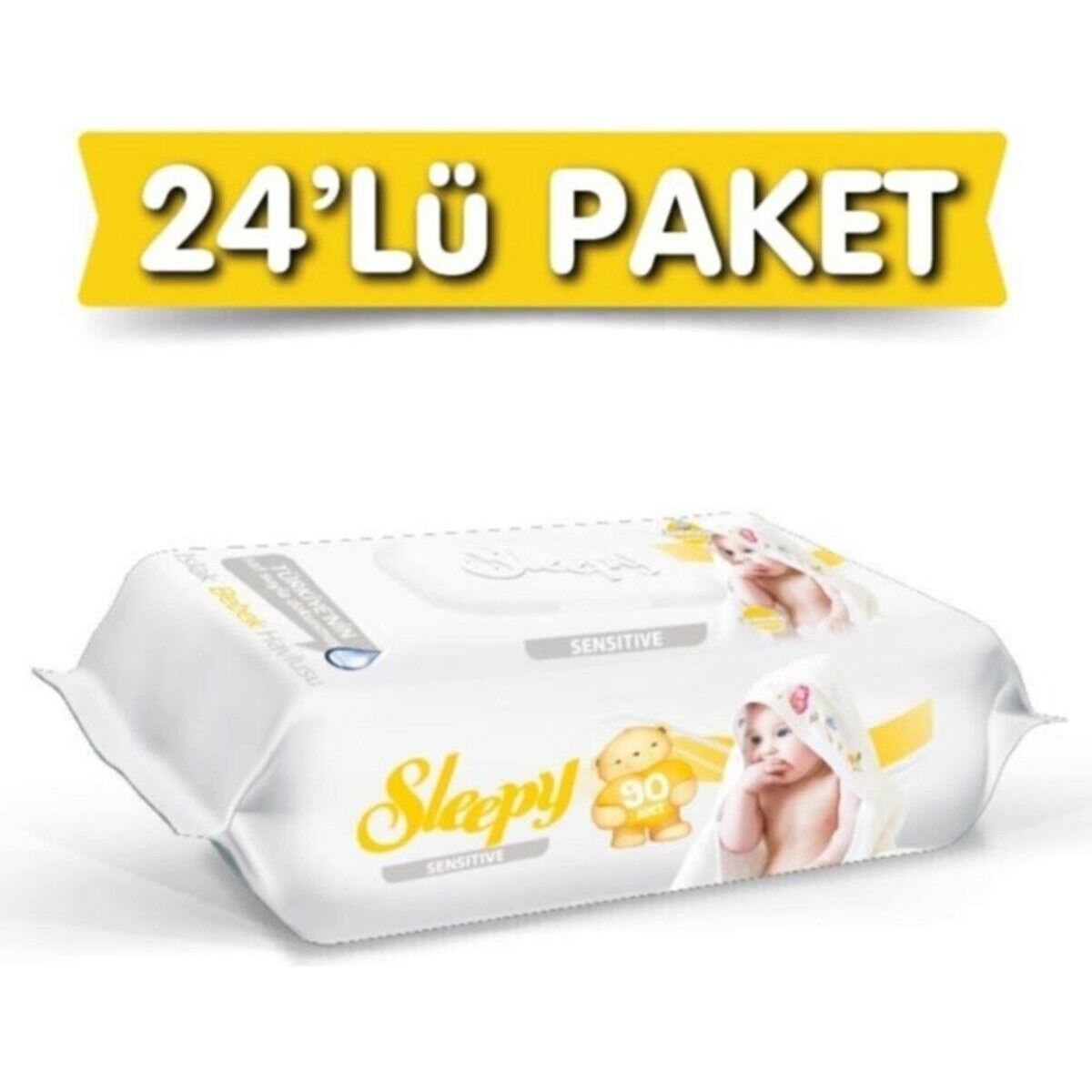 Sleepy 90 Lı 24 Paket Islak Mendil