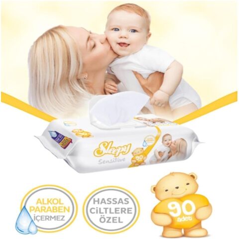 Sleepy 90 Lı 24 Paket Islak Mendil