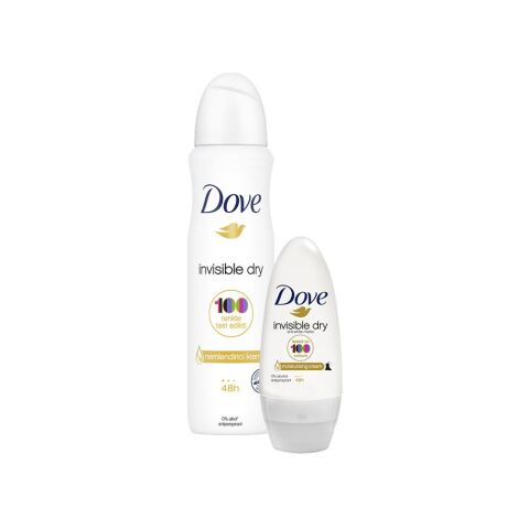 Dove Roll-On ve Sprey Deodorant Invisible Dry