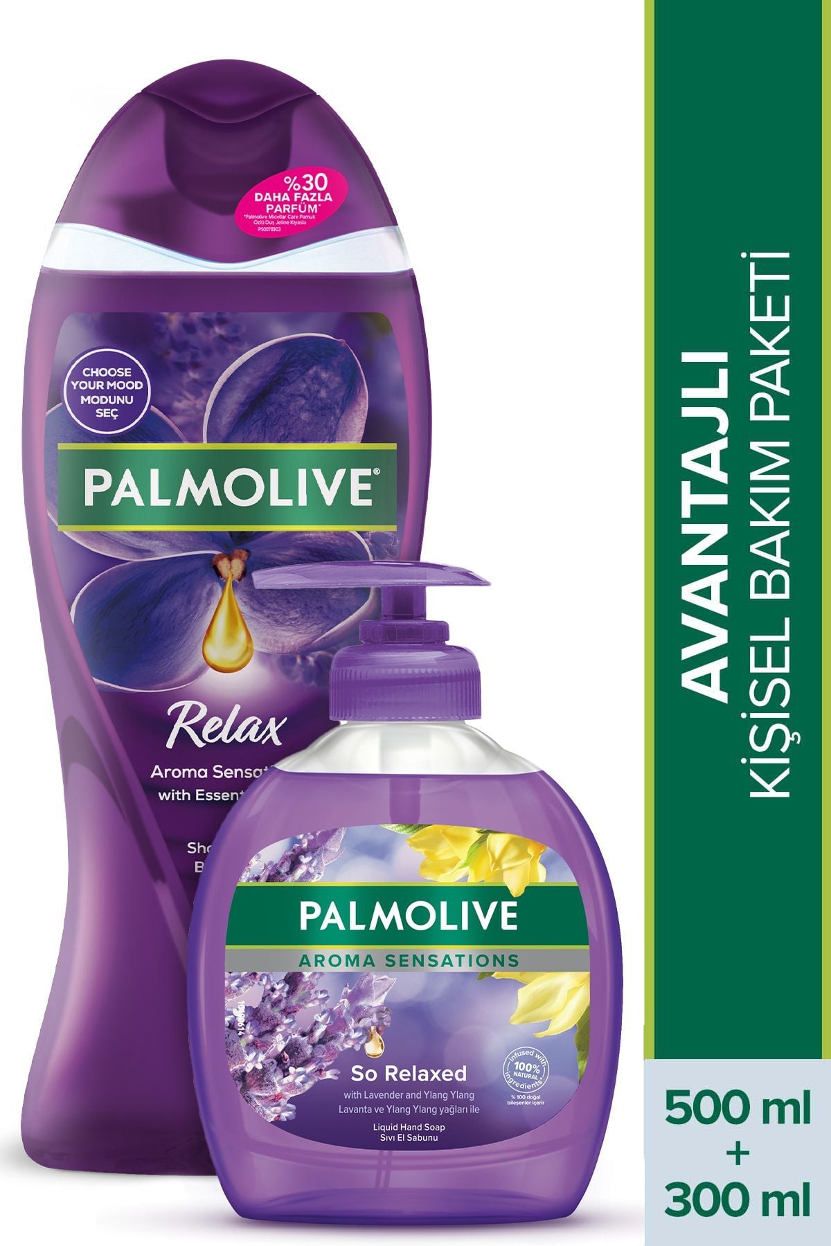 Palmolive Aroma Sensations So Relaxed Duş Jeli 500 Ml + Sıvı Sabunu 300 Ml