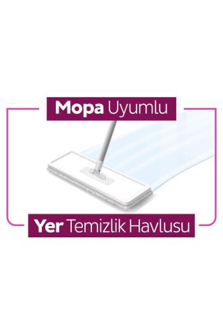 Sleepy Easy Clean Lilyum Buketi Mopa Uyumlu Yer Temizlik Havlusu 6X20 (120 Yaprak)