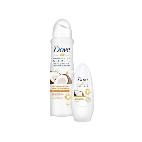Dove Roll-On VE Sprey Deodorant Hindistan Cevizi