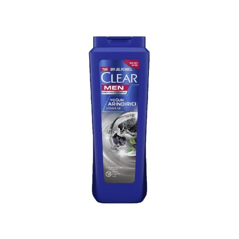 Clear Men Kepeğe Karşı Etkili Şampuan Yoğun Arındırıcı Kömür İle 485 ML