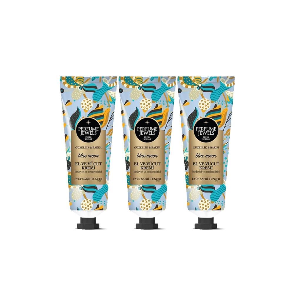 Eyüp Sabri Tuncer Perfume Jewels Blue Moon El ve Vücut Kremi 50 ML x 3 Adet