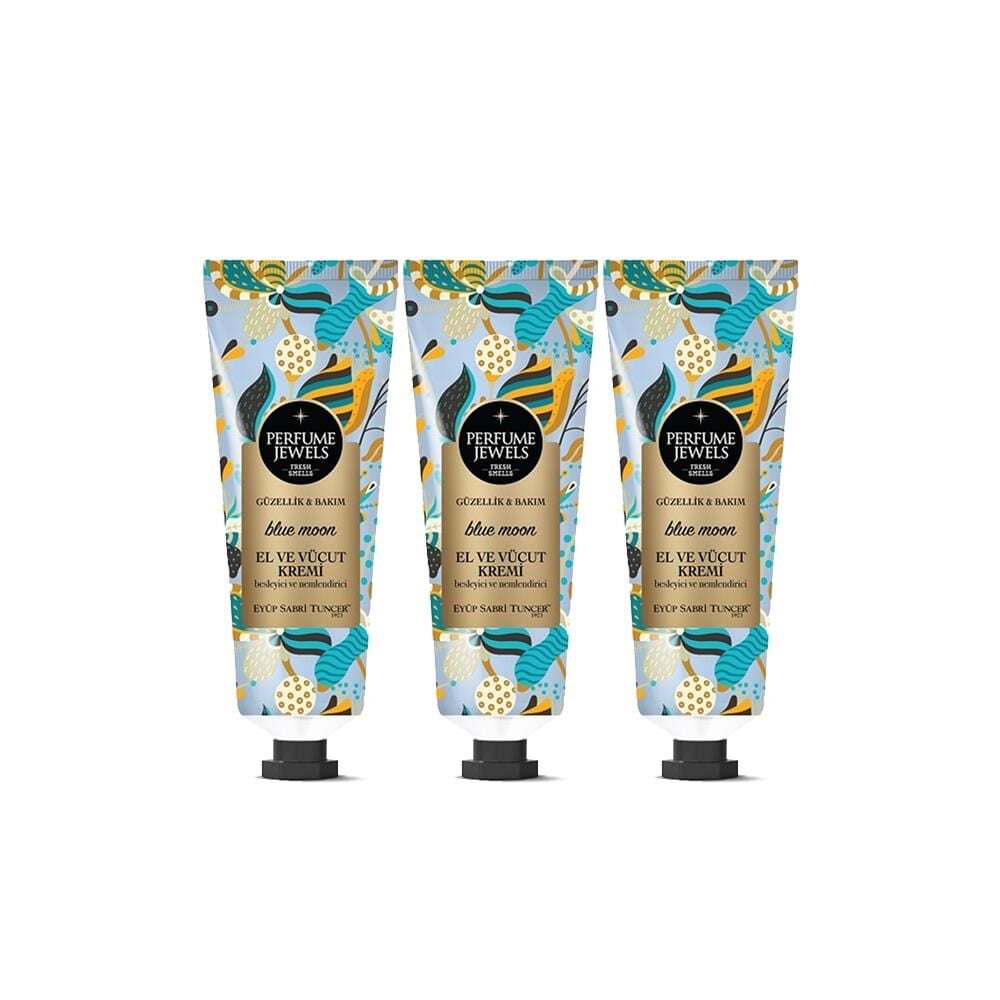 Eyüp Sabri Tuncer Perfume Jewels Blue Moon El ve Vücut Kremi 50 ML x 3 Adet