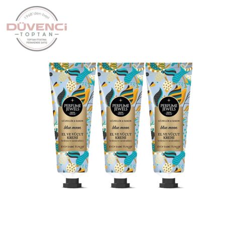 Eyüp Sabri Tuncer Perfume Jewels Blue Moon El ve Vücut Kremi 50 ML x 3 Adet