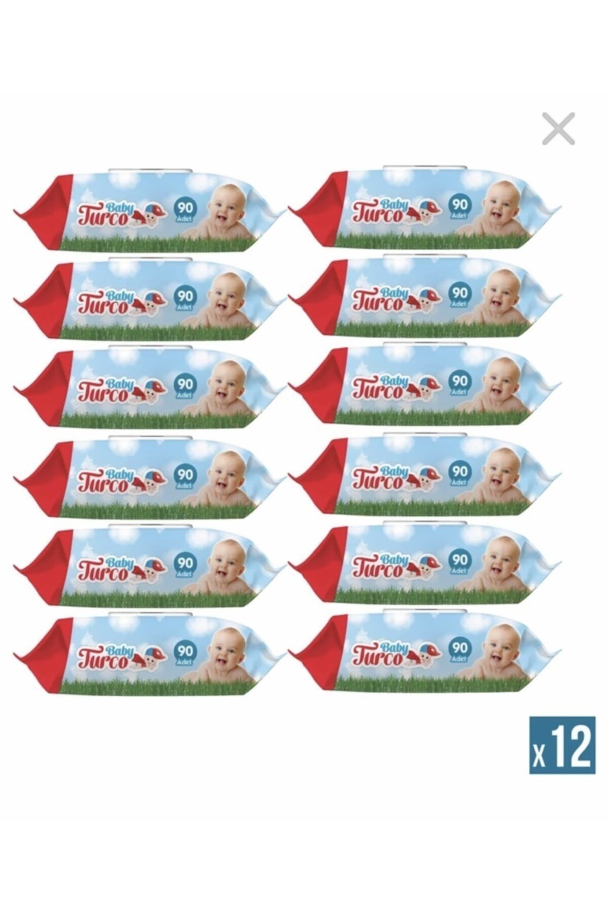 Baby Turco Islak Havlu 12x90 Klasik