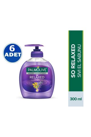 Palmolive Aroma Sensations So Relaxed Sıvı El Sabunu 300 Ml X6 Adet