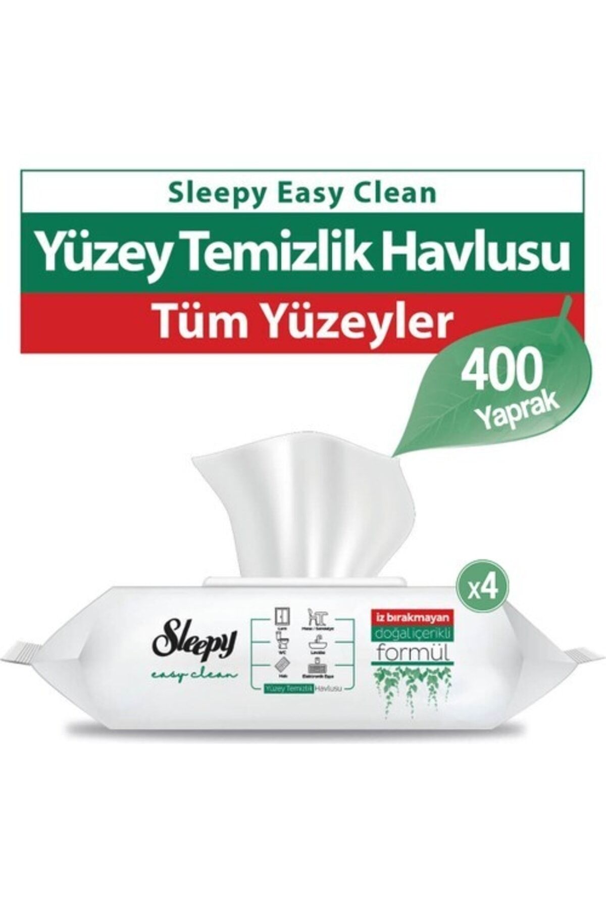 Sleepy Easy Clean Yüzey Temizlik Havlusu 100 x 4