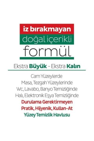 Sleepy Easy Clean Yüzey Temizlik Havlusu 100 x 4