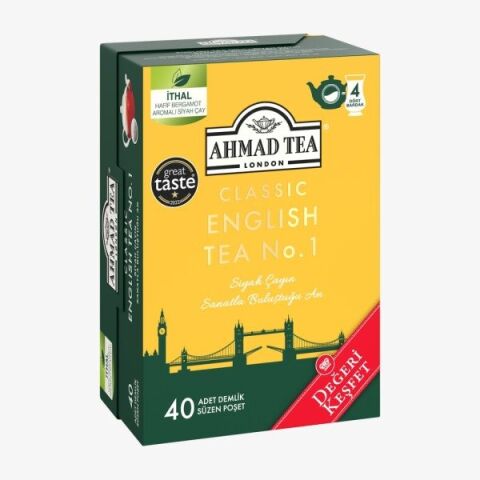 4 paket karma Classic Demlik Poşet Çay 40'lı, ROSIE oda kokusu