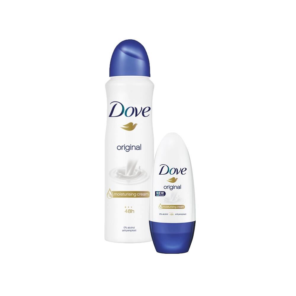 Dove Roll-On ve Sprey Deodorant Original Kadın 50 ml