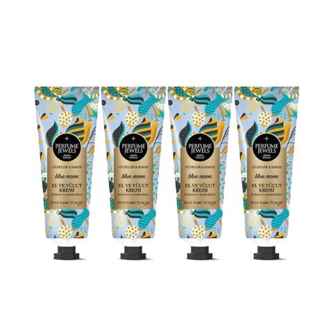 EST Perfume Jewels Blue Moon El ve Vücut Kremi 50 ML x 4 Adet