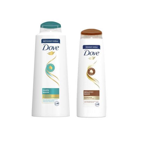 Dove Şampuan Narin Bakım ve Bakım Şampuanı Besleyici Bakım