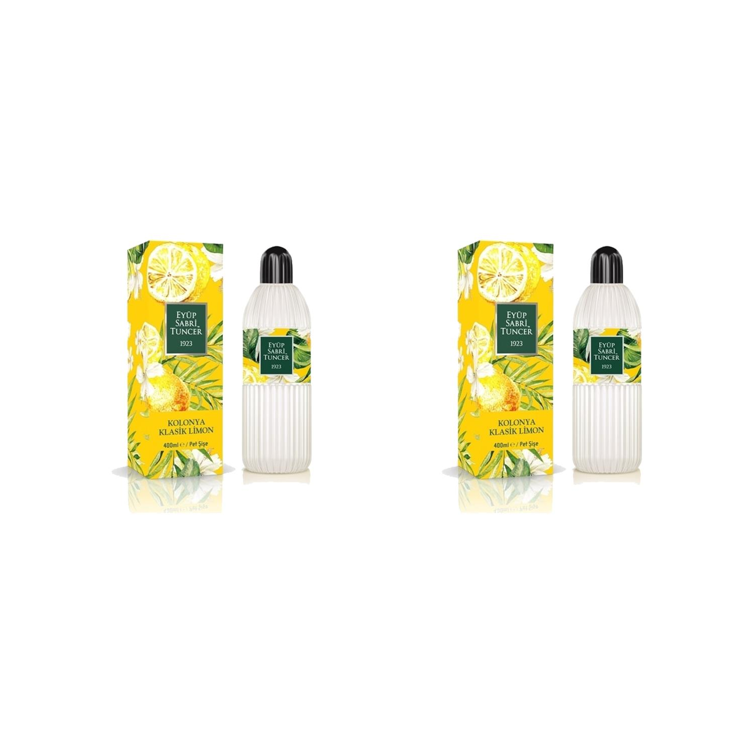 Eyüp Sabri Tuncer Klasik Limon Kolonyası 80 Derece Pet 400 ml x 2