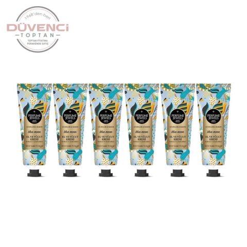 Eyüp Sabri Tuncer Perfume Jewels Blue Moon El ve Vücut Kremi 50 ML  x 6 Adet