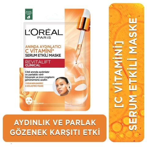 Loreal Paris Aydınlatıcı C Vitamini Serum Etkili Maske